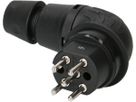 Right-angle plug type 15 IP55230-400V/10A/3P+N+PE black