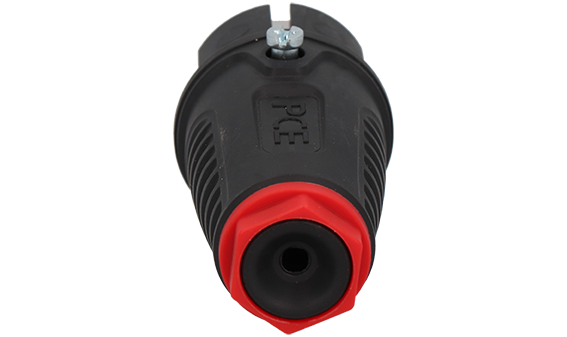 Stecker Schuko F/B Gummi IP54