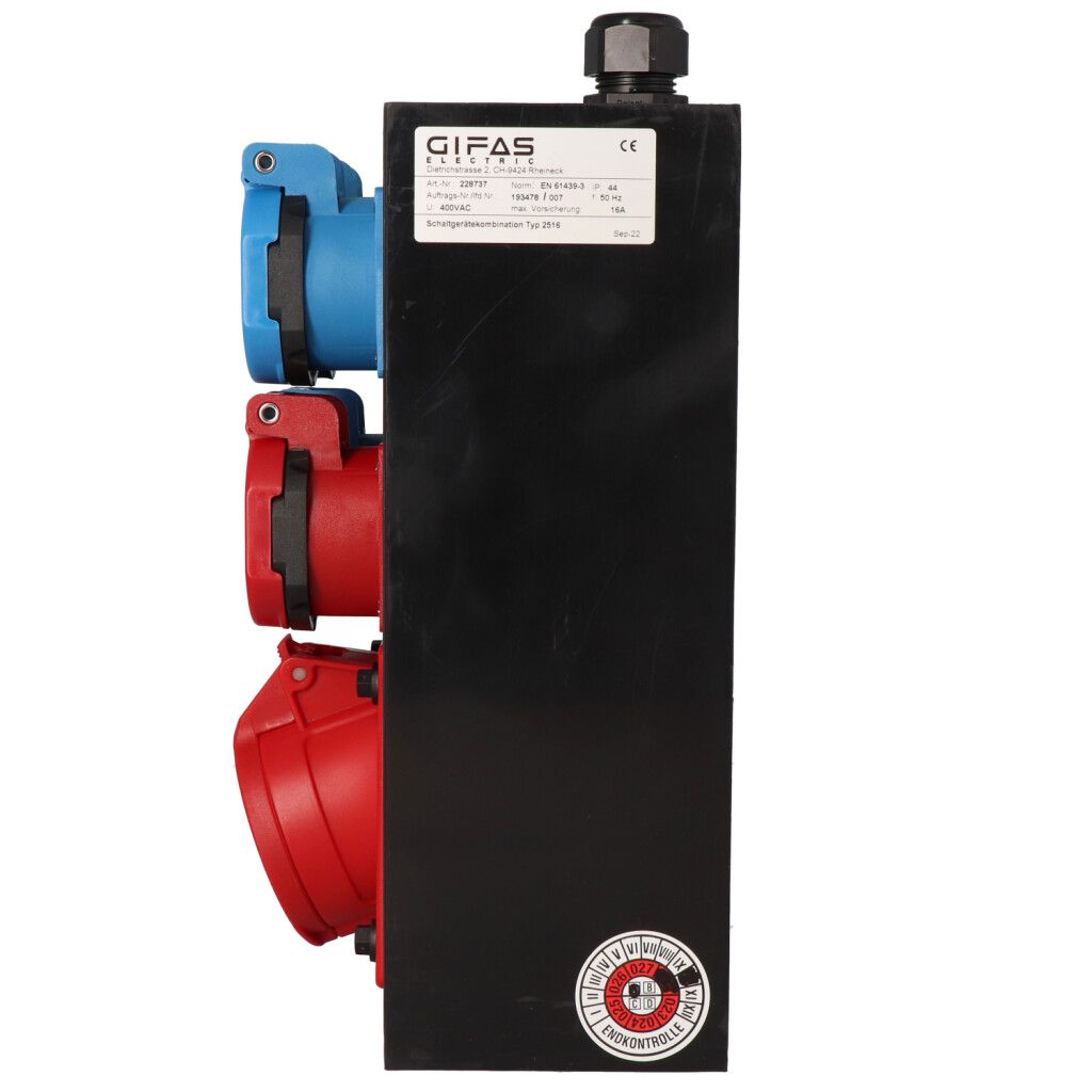 Small hard rubber distributor box type 2516, black