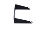 Wall mounting bracket, aluminium, black