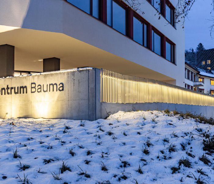 L'éclairage LaneLED Inox42 au centre de soins de Bauma - une alimentation électrique sûre dans le secteur de la santé