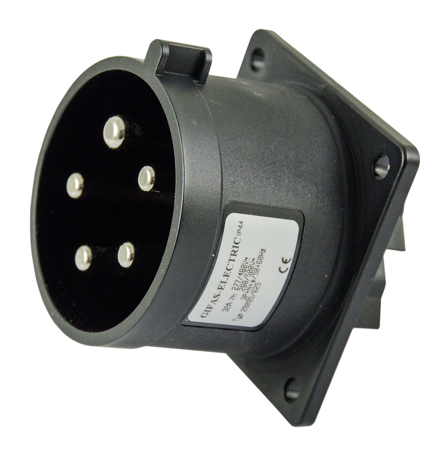 Plastic built-in plug CEE IP44