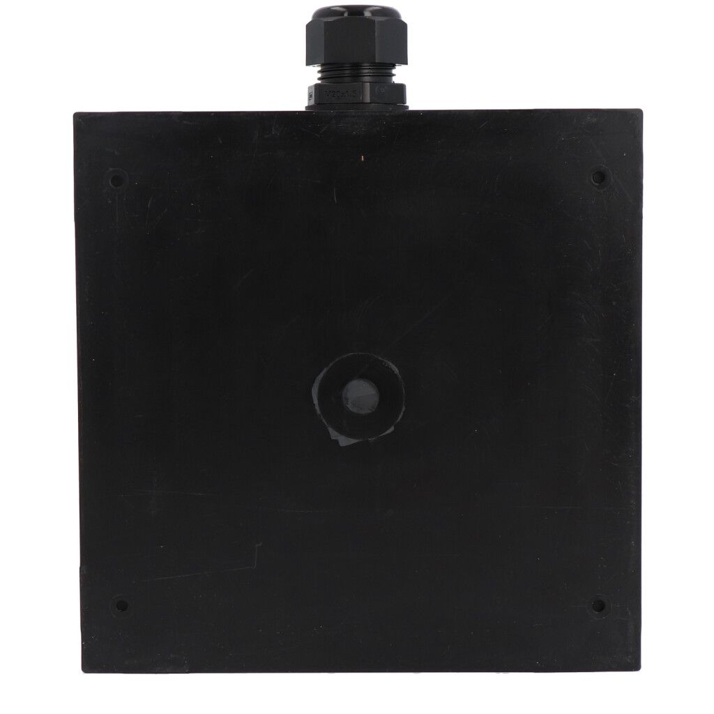 Small hard rubber distributor box type 1616, black