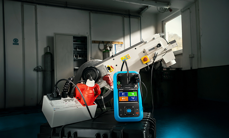 Device tester Metrel MI 3340 AlphaEE XA / SNG 482638, RCD testing