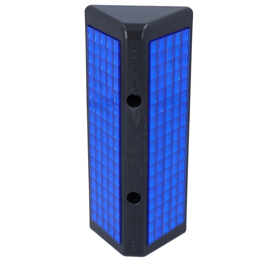 Wildwarnreflektor blau, Material ASA,