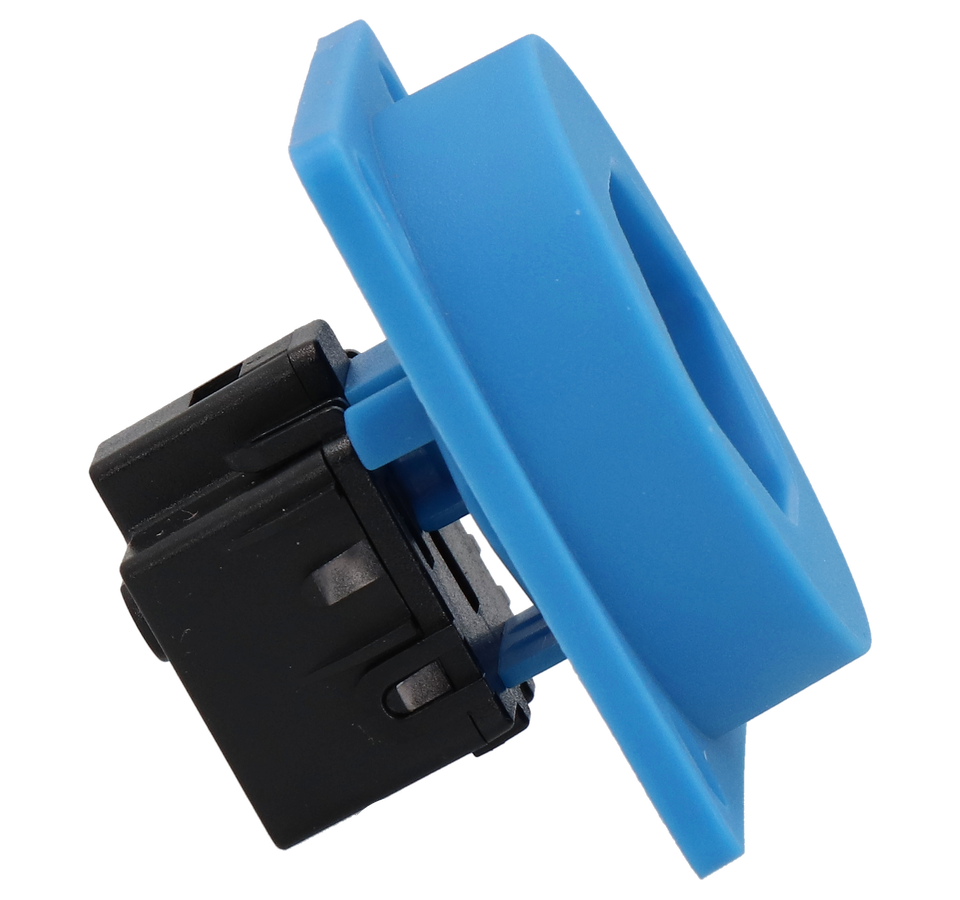 Built-in socket type 23 IP20 blue without lid