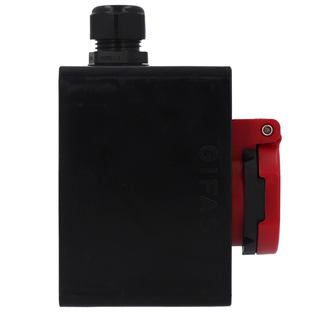 Small hard rubber distributor box type 2700, black