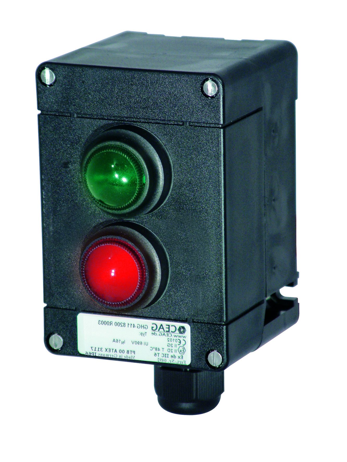 Ex-Befehlsgeber Signalleuchte 2-fach PA IP66