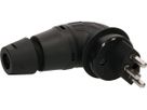 Winkelstecker Typ 23 IP55230V/16A/P+N+PE schwarz