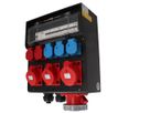 Steckdosenverteiler Hartgummi Typ 7700 schwarz