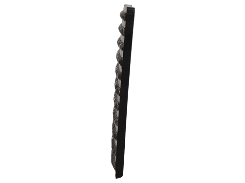 Wandreflektor Kunststoff schwarz, 188 Glasperlen weiss, 120x80mm