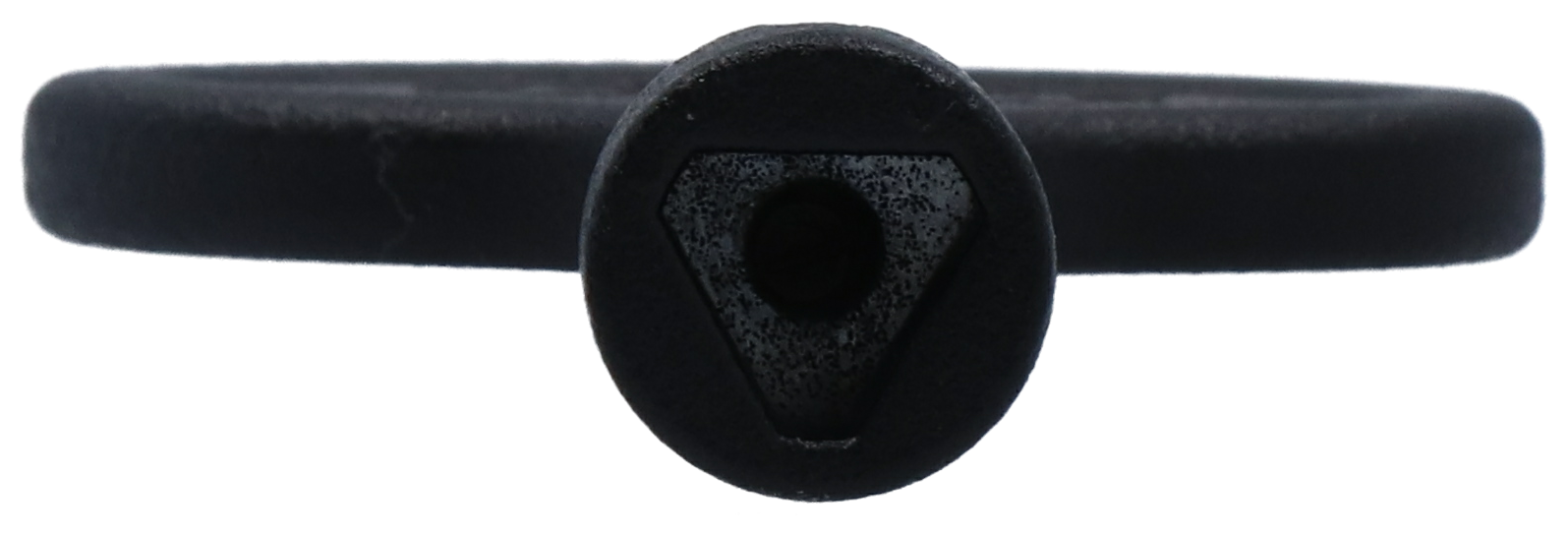 Triangle lock key 8mm, black