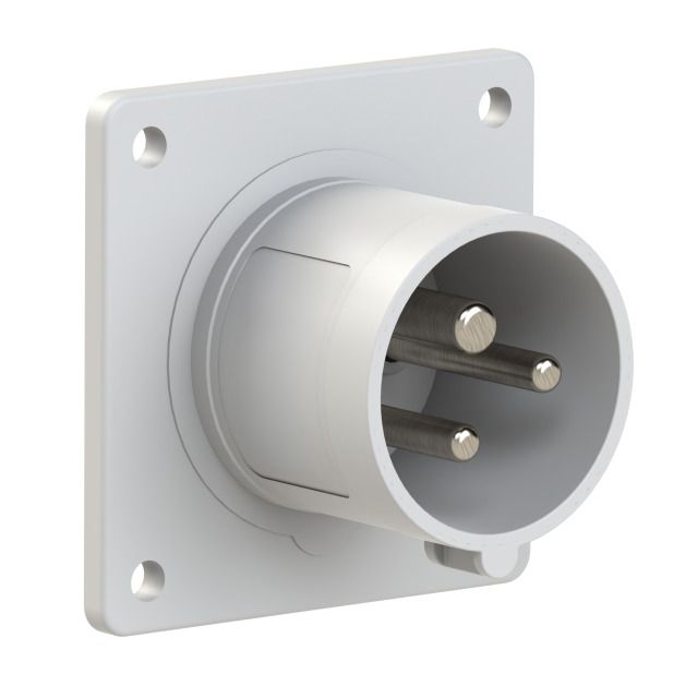 Einbau-Gerätestecker Kunststoff CEE IP44