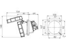 Presa da incasso in plastica CEE IP67