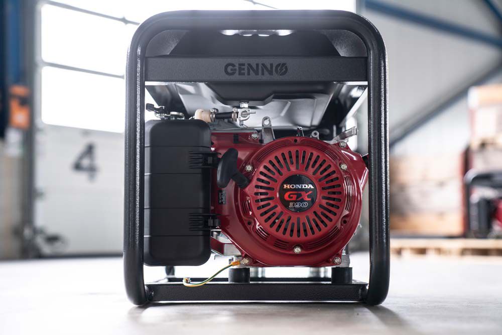 Mobiler Stromerzeuger mit Honda Motor – kompaktes Notstromaggregat für zuverlässige Stromversorgung auf Baustellen und im Einsatz