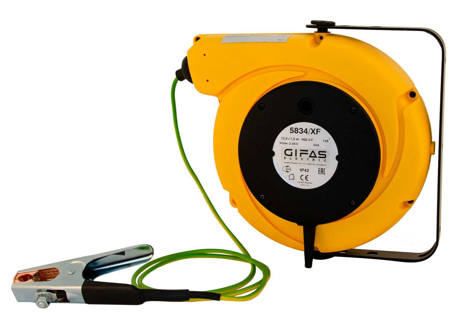 Potential tension cable reel type 521, IP42, 1P,