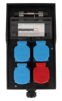 Boîtier de distribtution type 7200, noir