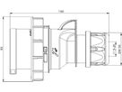 Spina in plastica dura CEE IP67