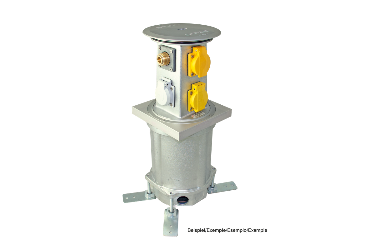 MASSO 8000 floor socket outlet, retracable
