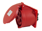 Einbausteckdose Kunststoff CEE IP44/IP54