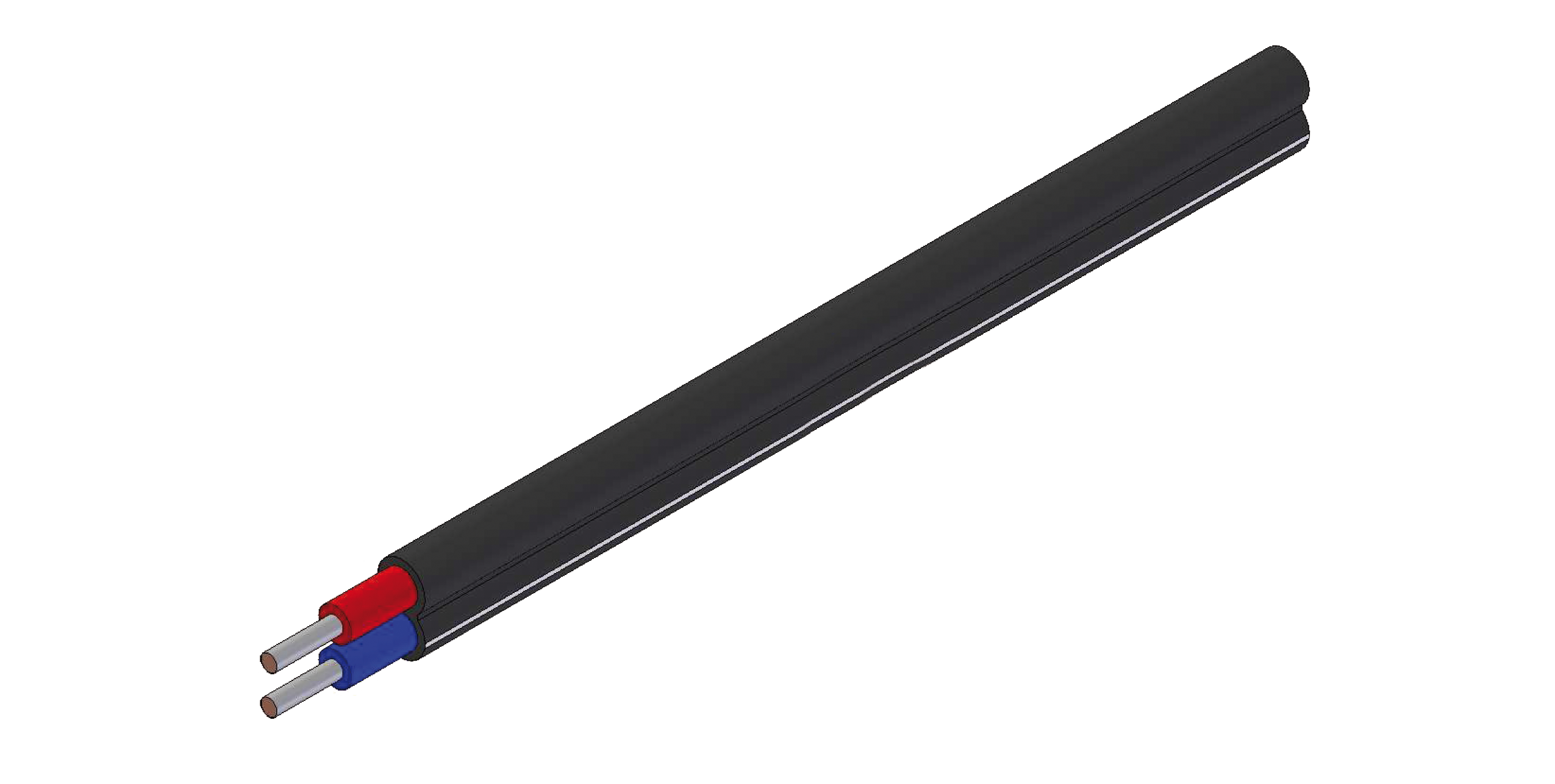Systemkabel schwarz - CU-verzinnt