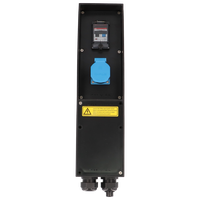 Boîtier de distribution type 4512, noir