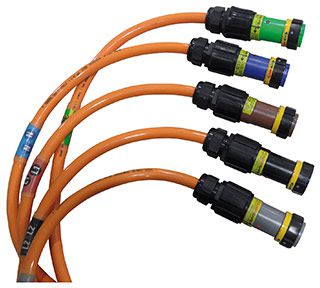 Coupling cable set
