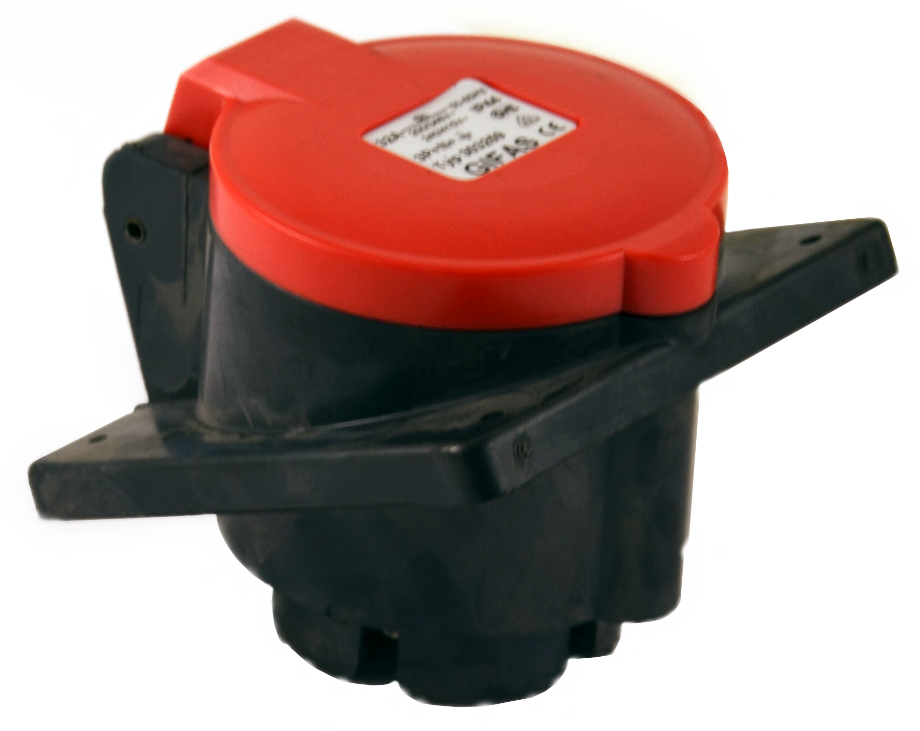 Solid rubber built-in socket CEE