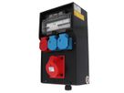 Hard rubber distributor box, type 7300, black