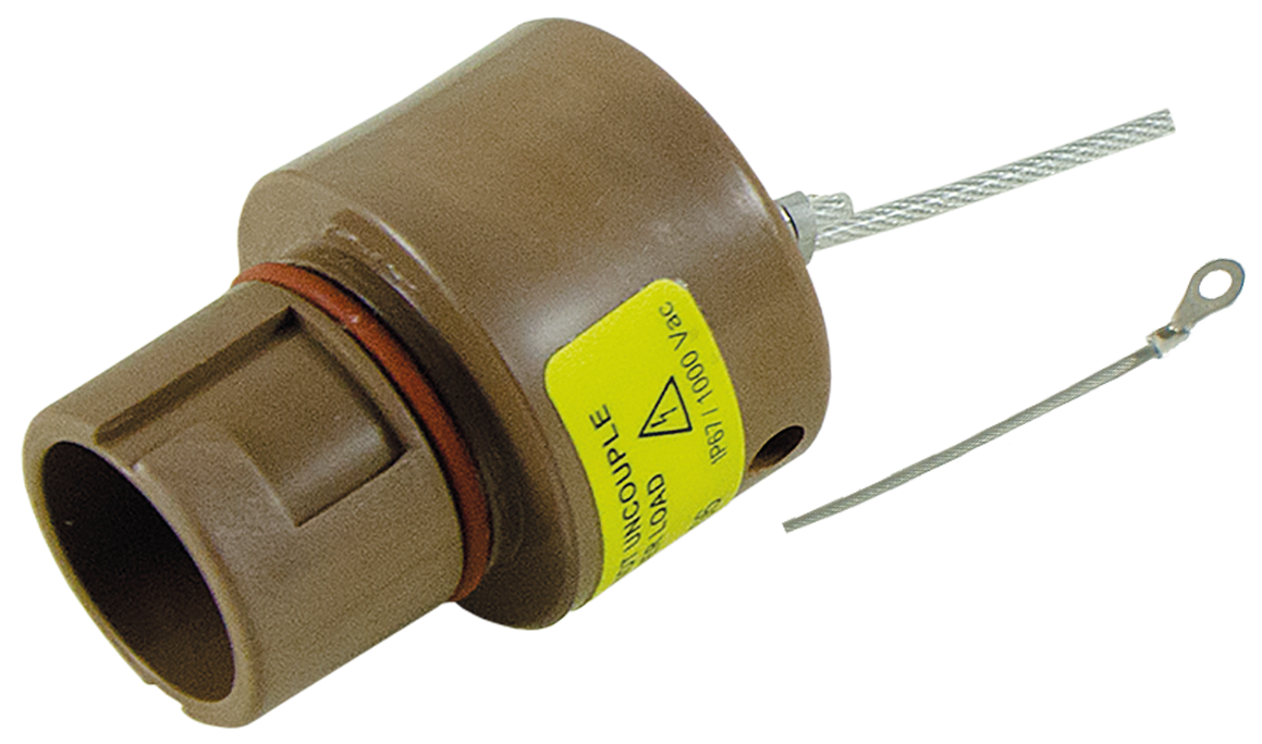 Protective cap IP67 brown