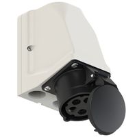 Wall socket CEE for wiring trough IP44