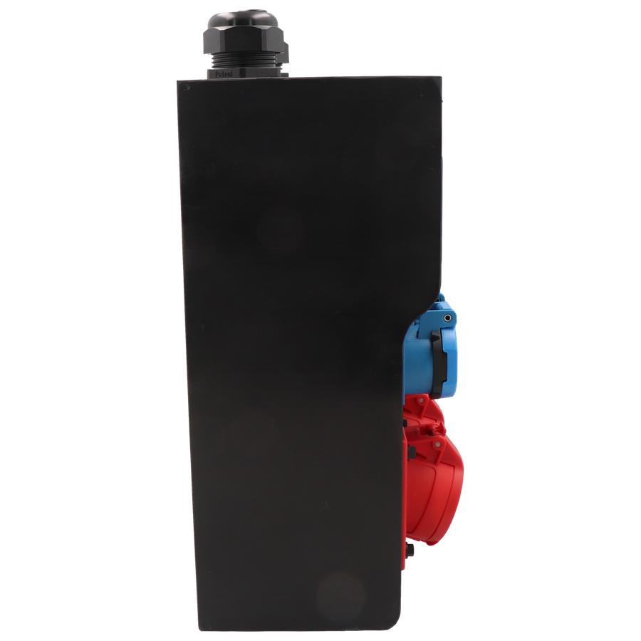 Quadro elettrico in gomma dura tipo 7700, nero