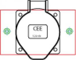 Umbauset J25 Alu auf CEE32/5 gerade -