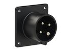 Einbau-Gerätestecker Kunststoff CEE IP44