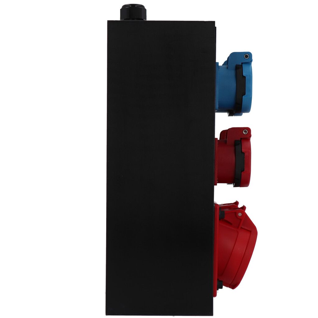Quadro elettrico in gomma dura tipo 3020, nero
