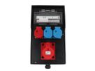 Hard rubber distributor box, type 7300, black