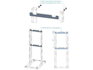 Kit de profiles transversaux pour patte