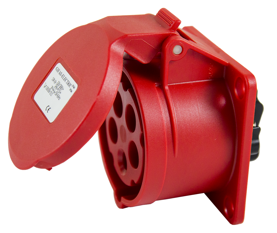 Einbausteckdose Kunststoff CEE IP44/IP54