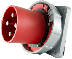 Plastic built-in plug CEE 125A/400V, 3P+PE/6h, IP67