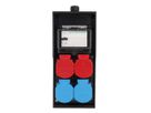 Small hard rubber distributor box type 2812, black
