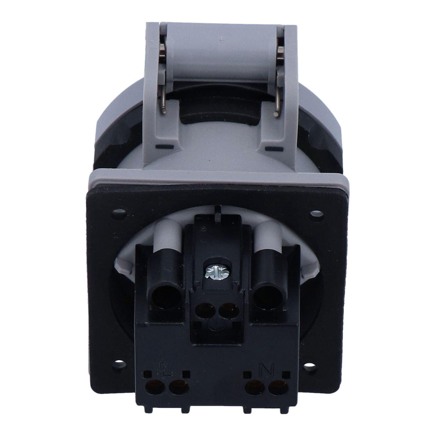 Built-in socket type 23 IP55 grey