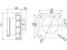 Plastic built-in plug IP67