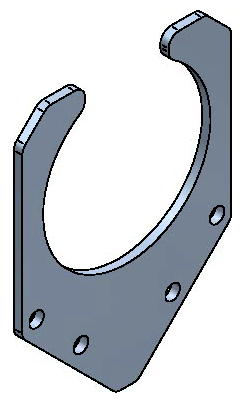 CEE63 coupling bracket