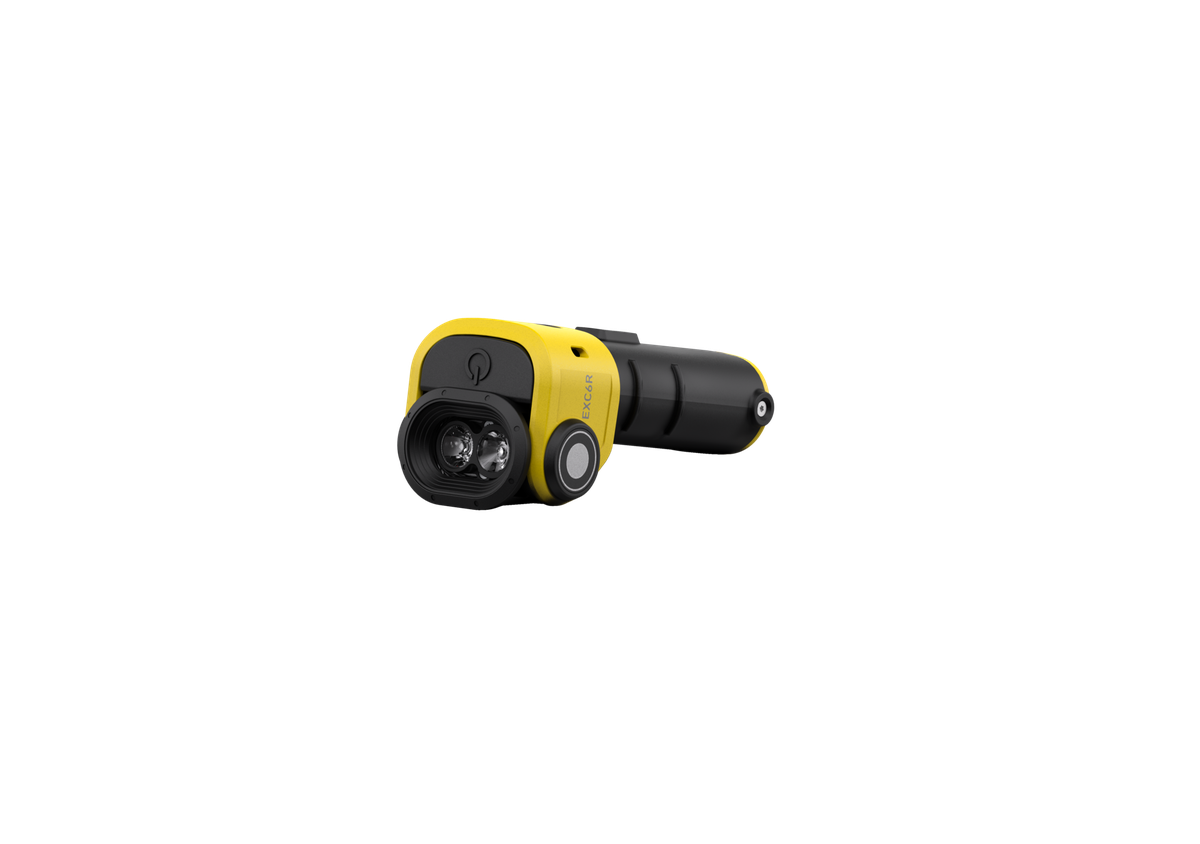 Torch light LED Ex EXC6R, yellow,zone 0/21, incl. rechar. battery Li-ion