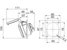Presa da incasso in plastica CEE IP44/IP54