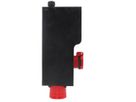 Small hard rubber distributor box type 2812, black