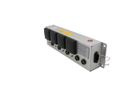 Spitalbox Aluminium, 4xT13(IP20 mit Klappdeckel), 5xPOAG,