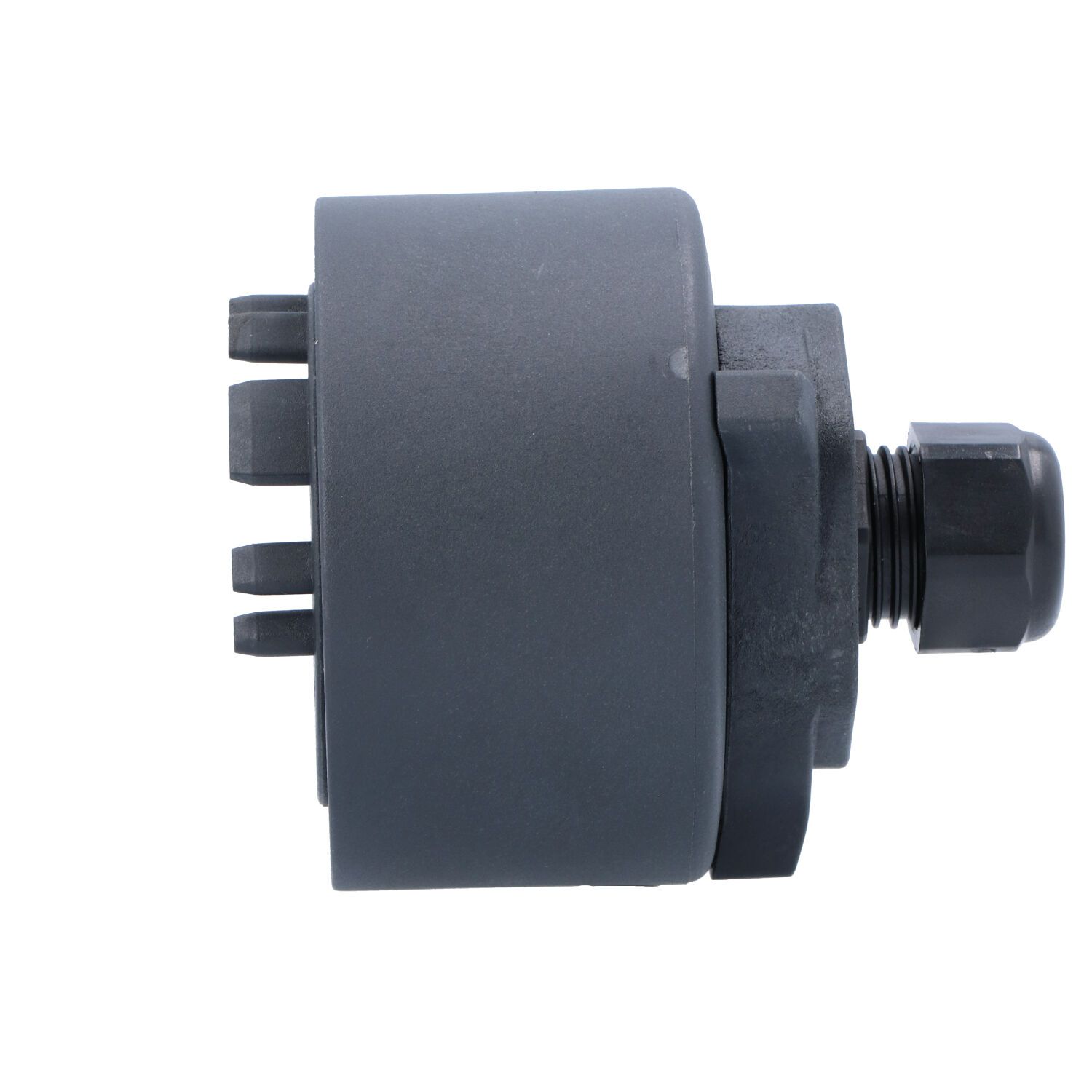 Cover cap with cable gland M20x1.5mm, plastic anthracite