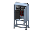 Armoire de chantier 100A, acier inox V2A