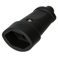 Coupling type 23 TH strong IP20230V/16A/P+N+PE black